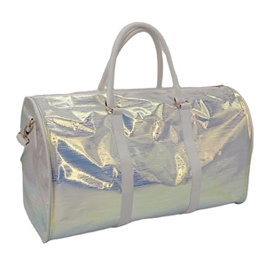 Nouveau Sac de Voyage Personnalisé pour Femmes, Sac de Sport Transparent Holographique Grande Capacité pour la Nuit, Sac Polochon en PVC pour le Sport et les Activités de Plein Air - Product Image 1