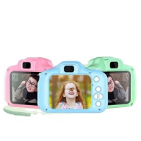 AilesTecca çocuklar kamera Mini HD ekran 1080P projeksiyon Video kamera oyuncaklar çocuk bebek hediyeler için doğum günü dijital çocuk kamera