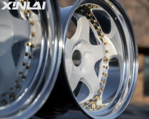 XINLAI Offre Spéciale 3 pièces forgé brossé poli 5x120 5x112 5x114.3 18 19 20 21 22 pouces roue pour roue de voiture de course - Product Image 6
