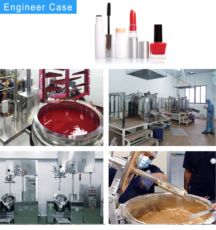 Body Care Face Care Cosmetic Eye Cream Mud Mask Emulsion Making Machine Vacuum Homogenizer Emulsifier Mixer
