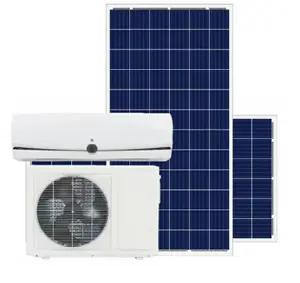 Vacuümbuis Off Grid Solar Dc Split Airconditioner Dc 48V Dc 60V 12000 Btu 1 Ton 3500W Solar Airconditioner Off Grid Systeem