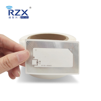 Etiqueta RFID para Gestión de Libros, 13.56Mhz ICODE SLIX, 80*50mm, Etiqueta para Biblioteca