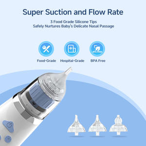 Оптом Водонепроницаемый Электрический носовой аспиратор, OEM/ODM принимается, уровень всасывания 5, силикон без BPA, музыка и красочные огни - Product Image 5