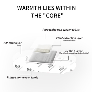 Patch thermique auto-chauffant OEM ODM esthétique lapin de dessin animé aux herbes pour le cou et le corps, patch chauffant de poche pour douleurs musculaires, <span class=keywords><strong>SPA</strong></span> corporel multi-usage - Product Image 3