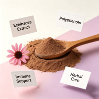 Extrait de Poudre de Plante d'Échinacée Purpurea de Qualité Alimentaire Naturelle, Fourniture d'Usine, pour la Fabrication de Boissons et de Produits Nutritionnels