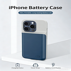 Batería Externa Portátil con Clip Trasero para Teléfono Móvil 17 Pro Max 17 Pro 16 15/14/13, Banco de Energía Inalámbrico Compacto de Litio - Product Image 5