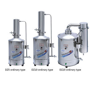 DZ5/DZ10/DZ20-Destilador de <span class=keywords><strong>agua</strong></span> de calefacción eléctrica de acero inoxidable, máquina automática de doble destilado para laboratorio - Product Image 1