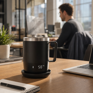 Taza de Titanio Inteligente con Pantalla de Temperatura, para Café, Uso en Oficina y Escritorio, Taza de Titanio con Calefacción - Product Image 1