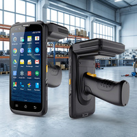 جهاز أندرويد متين للقراءة عن بعد بتقنية RFID IS014443 15693 بتردد 13.56 ميجاهرتز مع ماسح رمز الاستجابة السريعة للتحقق من دوريات المرافق العامة