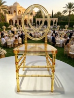 Chaises de mariage en plastique transparent en gros - Chaises de salle à manger portables, imperméables et écologiques pour hôtels, salons et locations événementielles (vente en gros)