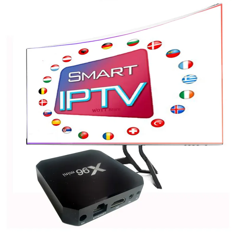 M3U live TV Android Box TV prueba gratuita panel de revendedor suscripción xtream Code VOD películas Serie EX Yu Set-Top Boox TV box