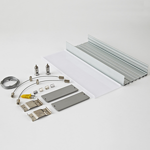 10035b hình vuông rộng LED nhôm giữ kênh cho LED Strip thanh ánh sáng - Product Image 1