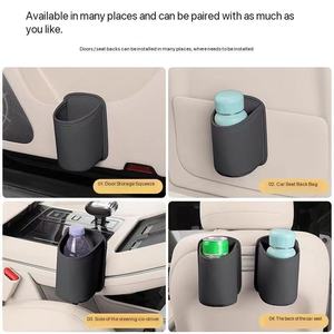 Accessoires intérieurs de <span class=keywords><strong>voiture</strong></span> 2025, organisateur de rangement universel en cuir pour <span class=keywords><strong>voiture</strong></span>, porte-gobelet de luxe pour <span class=keywords><strong>voiture</strong></span> - Product Image 3