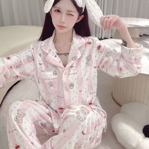 Carino <span class=keywords><strong>pigiama</strong></span> <span class=keywords><strong>rosa</strong></span> orso donna autunno inverno Casual elastico in vita cartone animato in <span class=keywords><strong>pile</strong></span> manica lunga Set di vestiti per la casa - Product Image 1