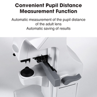 Manual Lensmeter Optical Focimeter with Monocular Eyepiece for Sphere Cylinder Axis Measurement for Optical Shop Use