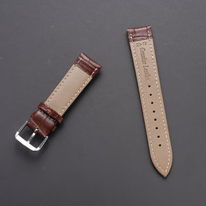 LAIHEPU最新デザインジャムタンガンクリット男性女性クロコダイルパターンスプリットレトロレザーウォッチバンドストラップ - Product Image 3