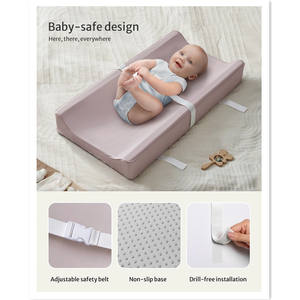 Fourniture d'usine PVC et coton housse de matelas à <span class=keywords><strong>langer</strong></span> pour bébé facile à utiliser accessoire de table à <span class=keywords><strong>langer</strong></span> étanche pour bébé en vente - Product Image 5