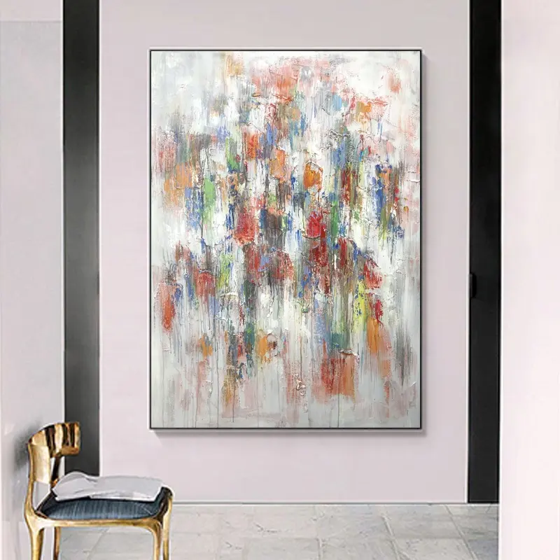 Haupt dekoration Hot Sale Painting Exklusives Design Handgemachte abstrakte Kunst Ölgemälde Wand