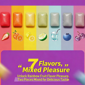 Goma de Mascar Funcional al por Mayor, con Xilitol, Sabor Menta, Bayas y Lima, Sin Azúcar, a Granel, OEM, Marca Privada, Halal, en Tarro/Lata, para Aliento Fresco - Product Image 4