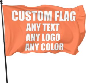 Cờ tùy chỉnh ba lớp Cờ cá nhân hai mặt-Tạo văn bản/hình ảnh/Logo của riêng bạn 2X 3ft/3X 5ft/4X 6ft/5x8ft thêm hình ảnh của bạn - Product Image 1