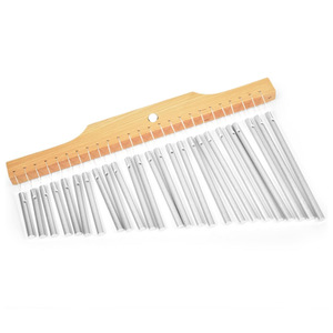 En gros Instrument de percussion Orff 9/25/36 tons Or/Argent Carillons à vent compacts/Carillons en coquilles avec support en bois Musical - Product Image 2