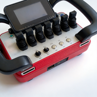 Commutateur de commande radio sans fil proportionnel à 6 fonctions pour grue, 12 V CC pour la construction