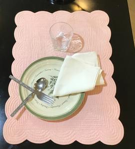 แผ่นรองจานผ้าฝ้ายรูปสี่เหลี่ยมผืนผ้าแบบควิลท์ทำมือสำหรับลูกค้า ลวดลายสก็อตทันสมัย ซักได้ เหมาะสำหรับใช้ในครัวและร้านอาหาร - Product Image 1