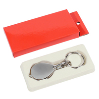 Loupe 30X pliable en métal, mini loupe de poche, porte-clés, loupe de poche pour extérieur, jouet loupe