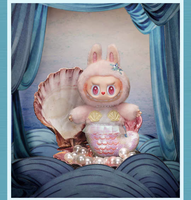 100% Original POPMART Série LABUBU Porte-clés Poupée en Vinyle et Peluche Labubu Capitaine Marin, Boîte Mystère, Cadeau