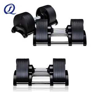 Adjustable Dumbbells Electronic From China Steel 32Kg Smart 40Kg Custom Logo Hexagonal Dumbells Plates