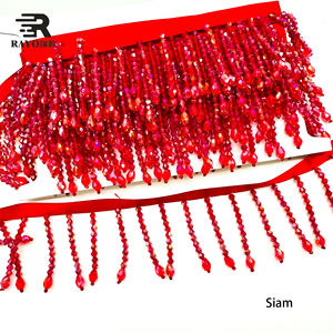 Kralen Franje Voor Kleding 5Cm 10Cm 15Cm Sieraden Kralen Buik Naaien Kwastje Fancy Dress Afsnijdsels Body Strass <span class=keywords><strong>Trim</strong></span> - Product Image 3