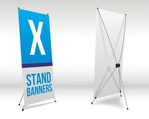 Economic X-Banner Stand Tripod Cost-Effective Display Solution - Product Image 1