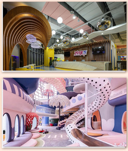 Équipement de jeu intérieur sur mesure de grande taille en PVC, éponge et acier, avec structure d'escalade, piscine à balles, toboggan et filet, pour écoles, centres commerciaux et fêtes - Product Image 6