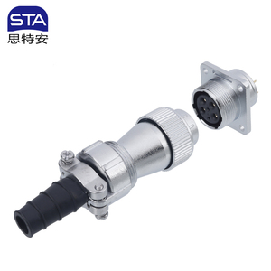 Wf20 không thấm nước hàng không kết nối 2 <span class=keywords><strong>3</strong></span> 4 5 6 7 <span class=keywords><strong>8</strong></span> 9 12 pin TE/Z công nghiệp điện cắm ổ cắm cho nhiệm vụ nặng nề thiết bị - Product Image 3