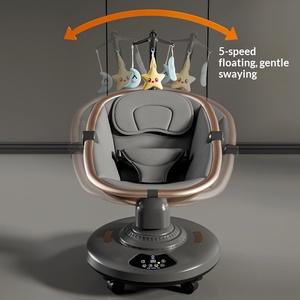 Cuna Eléctrica Multifuncional Horizontal para Bebés, Silla Mecedora, Dispositivo Inteligente para Calmar Recién Nacidos, Plástico, 6-12 Meses - Product Image 1