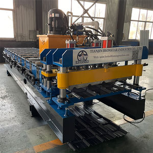 Machine de formage de rouleaux de tuiles émaillées 840, machine de fabrication de toits en tuiles à étages - Product Image 3