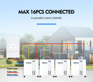 ระบบพลังงานแสงอาทิตย์แบบไฮบริด DO-NOON สำหรับบ้านพักอาศัย แบบต่อพ่วงได้ 10kWh 30kWh 51.2V 200Ah/300Ah ชุดแบตเตอรี่ลิเธียมไอออน MB31 16kWh Whole-H - Product Image 6