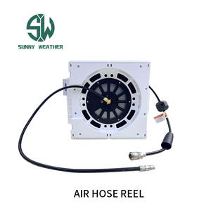 Enrouleur de <span class=keywords><strong>tuyau</strong></span> combiné eau, air et électrique 3 en 1, kit de 10 m avec pistolets de nettoyage <span class=keywords><strong>pour</strong></span> lavage de voiture - Product Image 4