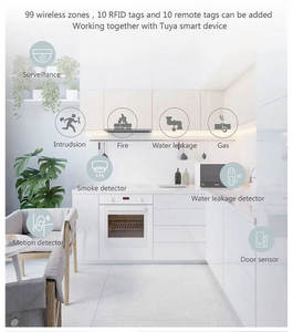 Tuya Smart WIFI 2G/4G GSM Home Security Alarm Burglar <b>System</b> <b>Wireless</b> Wired With Google Alexa IP <b>Camera</b> House Protection - Product Image 5