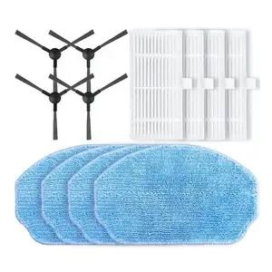 Reemplazo apto para Cecotec Conga 999 Origin X-Treme Edge Brush Hepa Filter Mop Cloth Robotic Aspiradora Accesorios