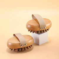 Brosse de massage corporelle en bois pour le soin de la peau, outil de drainage lymphatique, brosse corporelle, masseur anti-cellulite, outil de massage en bois pour la thérapie corporelle