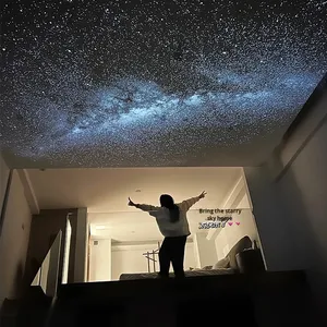 Proyección de cielo de luz estrellada creativa romántica dormitorio moderno ambiente LED regalo con pilas para parejas de plástico - Product Image 3