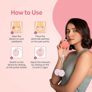 Dispositivo de terapia TENS inalámbrico Welme para aliviar el dolor del período Intensidad ajustable Diseño compacto y libre de drogas - Product Image 3