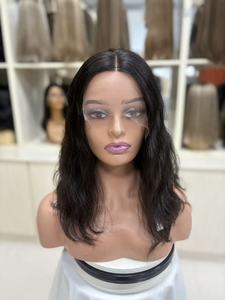Perruque en cheveux humains vierges à 100 %, dentelle suisse HD, respirante <span class=keywords><strong>et</strong></span> transparente, taille de bonnet petite, moyenne, grande - Product Image 5