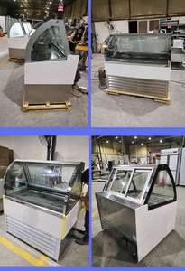 Gn Duy Nhất Nhiệt Độ Ice Cream Gelato Sữa Chua Đông Lạnh Ý Hiển Thị Tủ Đông Với Kỹ Thuật Số Điều Khiển Nhiệt Độ Làm Mát Bằng Không Khí Hệ Thống - Product Image 2