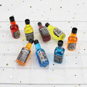 Miniature Replica Whiskey Bottle Cake Toppers Plastic Reusable For Birthday Father'S Day Decorations - Product Image 4
