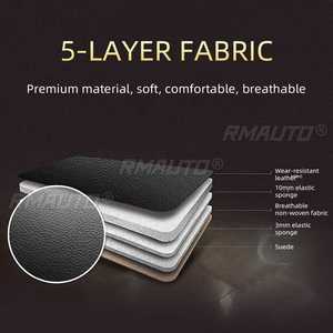Housses de siège avant de voiture en cuir PU imperméables universelles ventilées pour SUV et camion, protection intérieure, STOCK UE - Product Image 6