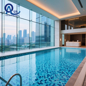Panneau mural de piscine en acrylique anti-UV et imperméable, sur mesure, décoratif, pour projets de piscines intérieures et extérieures - Product Image 1