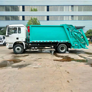 Camión Shacman 4X2 para Basura Comprimida, 210HP, 10cbm, Trasero Verde - Product Image 3