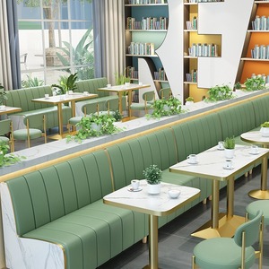 Mesas y sillas de restaurante de China, restaurante de estilo occidental, cafetería, bar, muebles de restaurante, muebles de cafetería, asientos de cabina - Product Image 4